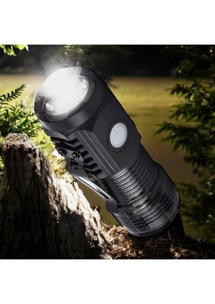 LED USB Şarjlı-Ultra Güçlü Parlak Mini Boy El [enerji Sınıfı A++]ortam Lambası Deprem,,jandarma,zabıta,bekçi (Yüksek Parlaklık) modelleri