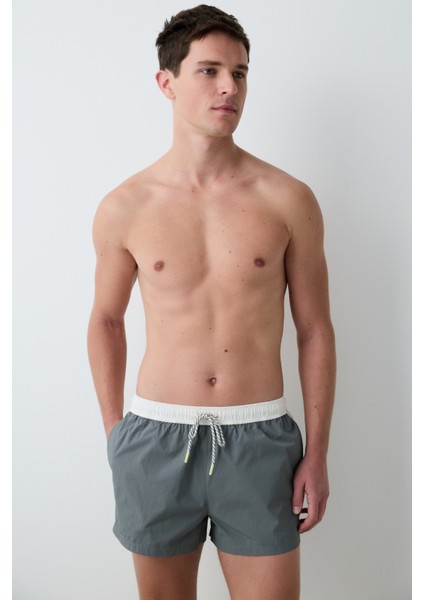 Gri Lagos Erkek Şort Mayo