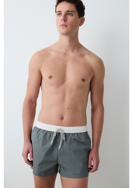 Gri Lagos Erkek Şort Mayo