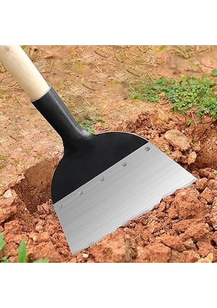 Fonksiyonlu Bahçe Küreği, Dış Mekan Bahçe Temizleme Küreği, Yabani Ot Temizliği, Gübreleme, Toprak Değiştirme Vb. Için Uygundur (23 Cm) indirimleri