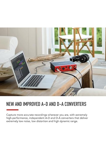 Clarett 2+ USB Ses Kartı: Müzik Prodüksiyonu Için Usb-C Bağlantılı Audio Arayüzü, Iki Profesyonel Kalite Pre-Amplifikatör ve Güçlü, Şeffaf Kulaklık Çıkışları/enstrüman Girişleri fırsatları