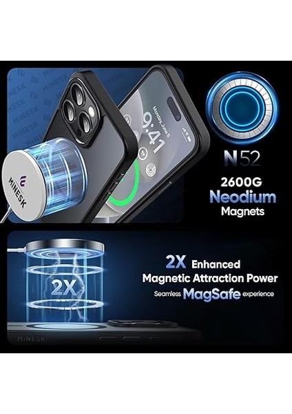 iPhone 11 ile Uyumlu Mattcover Serisi Arkası Mat Polikarbonat Kenarları Silikon ve Köşeleri Güçlendirilmiş Kamera Korumalı Ince Silikon Kılıf (Düz, 11) fırsatları