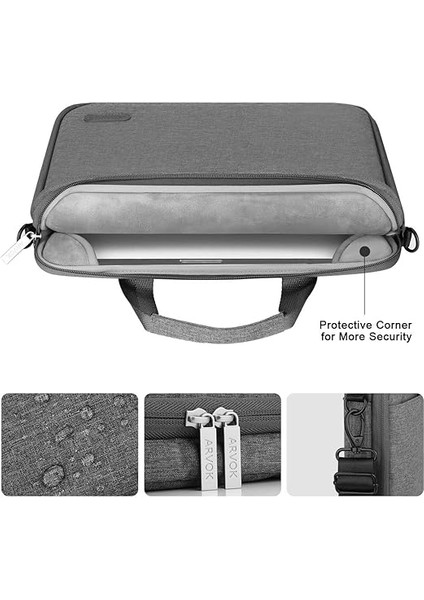 13 13,3 14 Inç Dizüstü Bilgisayar Çantası, Koruyucu Kılıf, Su Geçirmez Neopren, Dizüstü Bilgisayar Kılıfı, Acer/asus/dell/fujitsu/lenovo/hp/samsung/sony Için Çanta, Gri fiyatları