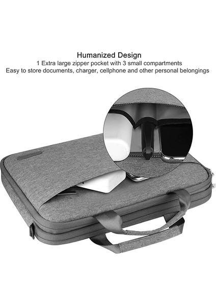 13 13,3 14 Inç Dizüstü Bilgisayar Çantası, Koruyucu Kılıf, Su Geçirmez Neopren, Dizüstü Bilgisayar Kılıfı, Acer/asus/dell/fujitsu/lenovo/hp/samsung/sony Için Çanta, Gri modelleri