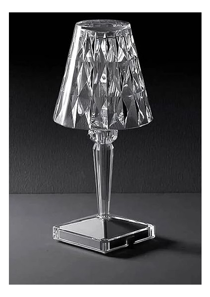 Akrilik Kristal LED Şarjlı Masa Üstü Lamba Kumandalı Rg modelleri