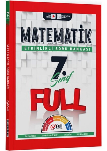 Nartest 7.sınıf Matematik Soru Bankası ve Full Yayınları Matematik Soru Bankası +1 Deneme Hediyeli modelleri