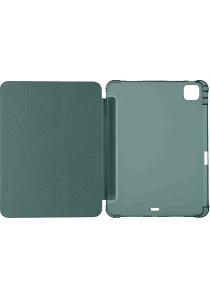 iPad Pro 11 Inç M5 2025 Uyumlu Kılıf Üçgen Katlanabilir Kalem Şarj Bölmeli Kılıf fiyatları