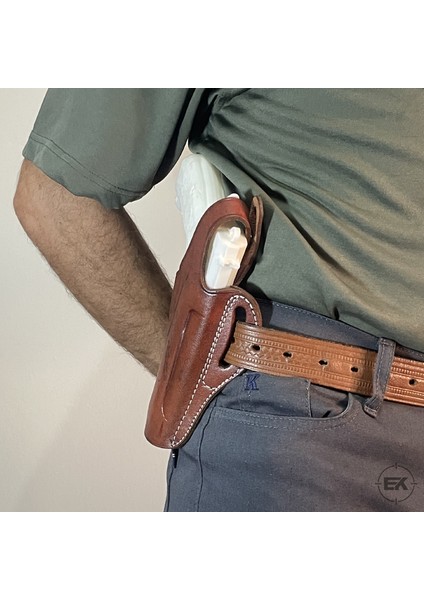 Kılınç 2000 Uyumlu Kilitli Tam Kelebek Dış Taşıma Taba Deri Silah Kılıfı fiyatları