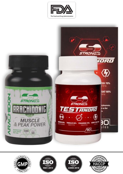 Arachidonic Acid, TestAndro, 120 Kapsül.