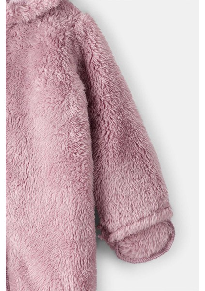 Kız Bebek Pembe Kapüşonlu Tulum fiyatları