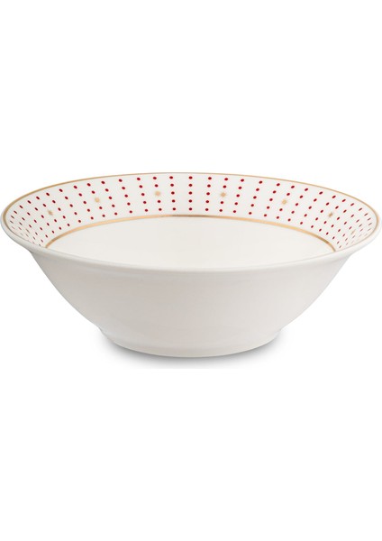 Navy 24 Parça 6 Kişilik Yemek Takımı Kırmızı