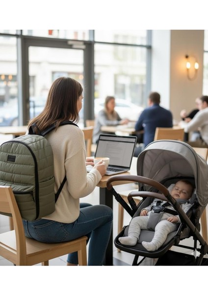 Selimiye Anne Bebek Bakım Çantası - Yeşil Standart modelleri