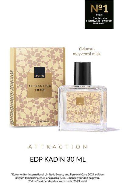Attraction Kadın Parfüm Edp 30 Ml.