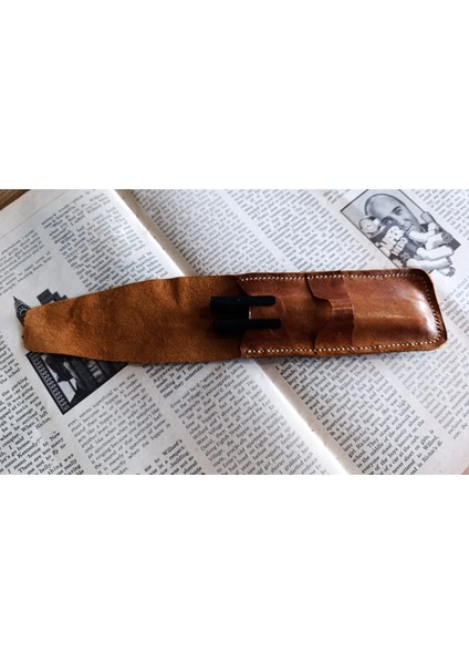 Crazy Gerçek Deri Özel Kalemleriniz Için Kalemlik ( 2*3 Kalem Için ) 27 cm \ 6 cm Lmn4 fiyatları