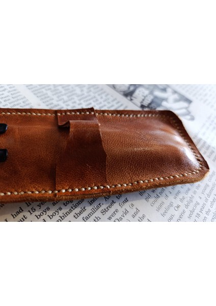 Crazy Gerçek Deri Özel Kalemleriniz Için Kalemlik ( 2*3 Kalem Için ) 27 cm \ 6 cm Lmn4 modelleri