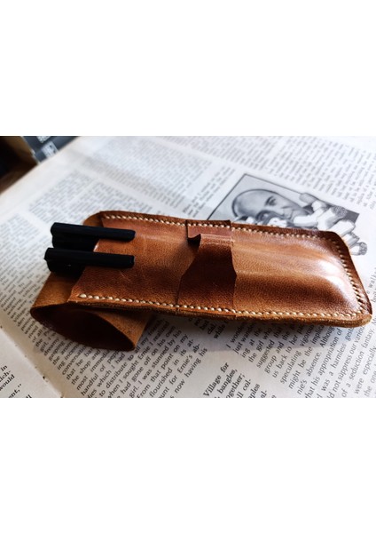 Crazy Gerçek Deri Özel Kalemleriniz Için Kalemlik ( 2*3 Kalem Için ) 27 cm \ 6 cm Lmn4 fırsatları