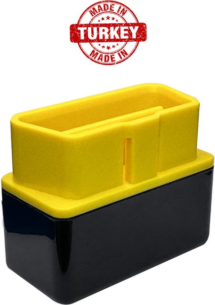 Obd2 Teşhis Kutusu Obd Kutusu + Kapak Obd 16 Pin Konnektör + Siyah