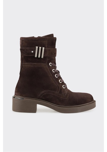 Kahve Deri Kadın Günlük Bot