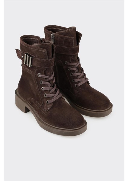 Kahve Deri Kadın Günlük Bot fiyatları