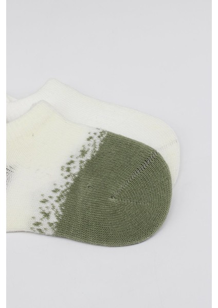 2li Penye Sneakers Çorap 20105 Nil Ekru modelleri