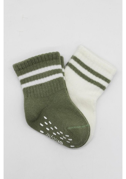 2li Çemberli Kaymaz Soket Çorap 10125 Nil Ekru fırsatları