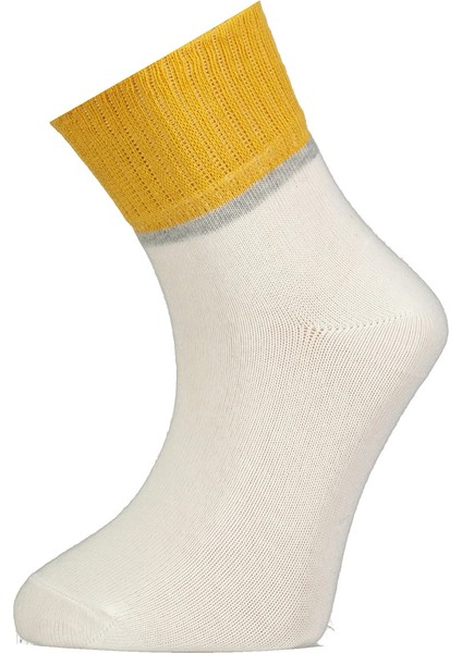 Biorganic Lady Yaş Kısa Soket Çorap 68423 Ekru