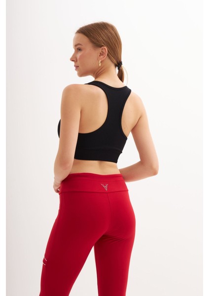 Eşofman Beyaz Çizgi Detaylı Esnek ve Toparlayıcı Spor Kadın Tayt indirimleri