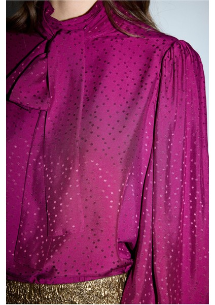 Büzgülü Bluz Bordo 11545981000 fiyatları