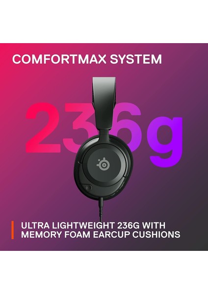 Arctis Nova 1 – Multi-Platform Gaming Kulaklık – Hi-Fi Sürücü – 360° Surround Ses – Airw modelleri