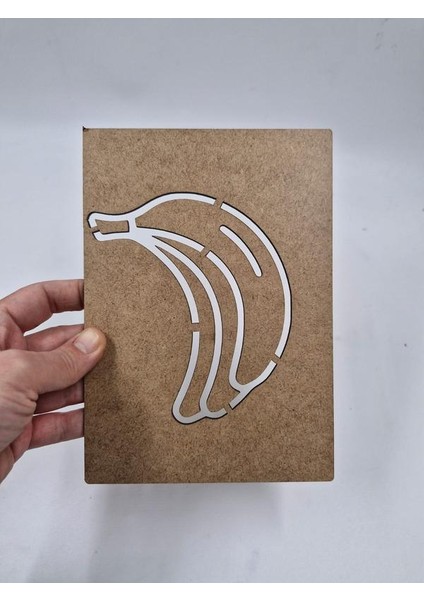 1 Adet Meyveler Muz Ahşap Montessori Resim Çizim Okul Dıy Etkinlik Aktivite Sanat 20 cm x 14 cm fiyatları