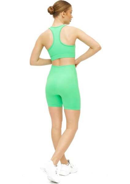 Seamless Spor Takım Büstiyer ve Tayt Şort Alt Üst Takım fiyatları