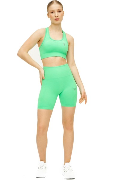 Seamless Spor Takım Büstiyer ve Tayt Şort Alt Üst Takım indirimleri