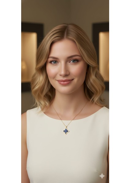 925 Ayar Papatya Silver Nano Zirkon Taşlı Lilyum Çiçeği Kolye.rose.gold.rodaj fiyatları