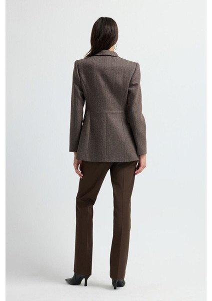 Kruvaze Ceket Kahve 11945696000 indirimleri