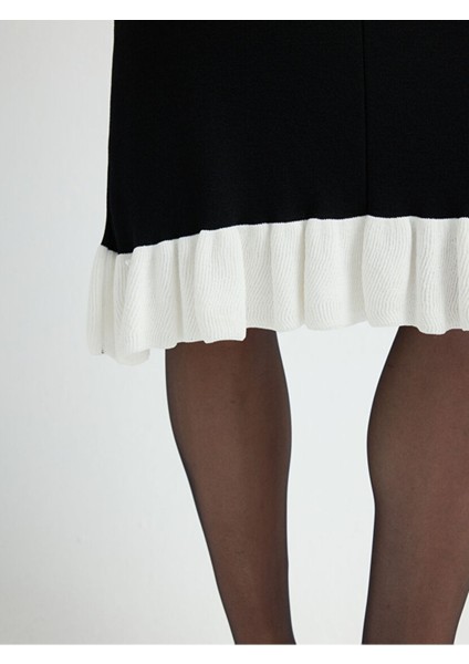 Inci Detaylı Triko Elbise Siyah 12445618000 indirimleri