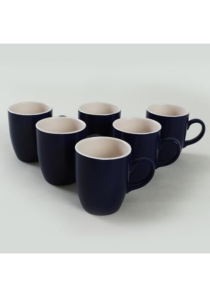 Mat Kobalt/mat Beyaz Bulut Kupa 9 cm 6 Adet 952/021 fiyatları