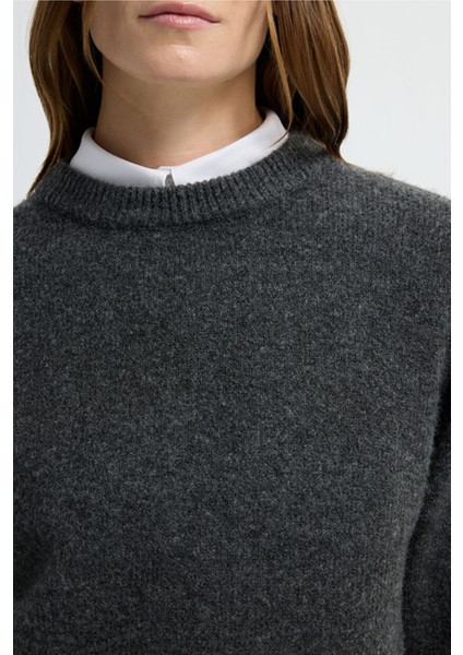 Uzun Kol Triko Kazak Antrasit 13945303000 fiyatları