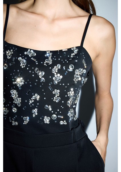 Işlemeli Tulum Siyah 18245973000 modelleri