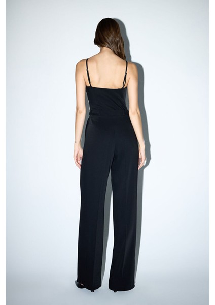 Işlemeli Tulum Siyah 18245973000