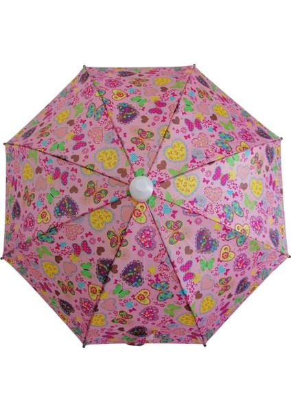 71cm Katlanır Kılıflı Düdüklü Çocuk Şemsiyesi Yağmur Kış Sonbahar RB0499