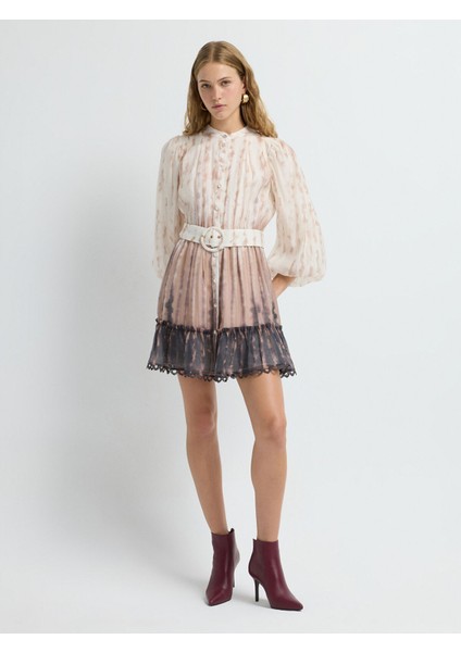 Balon Kol Desenli Elbise Emp.murdum 12444930001 fiyatları