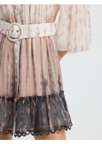 Balon Kol Desenli Elbise Emp.murdum 12444930001 fırsatları