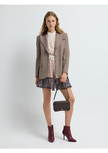 Balon Kol Desenli Elbise Emp.murdum 12444930001 indirimleri