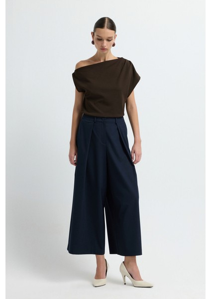 Pileli Pantolon Lacivert 15345659000 indirimleri