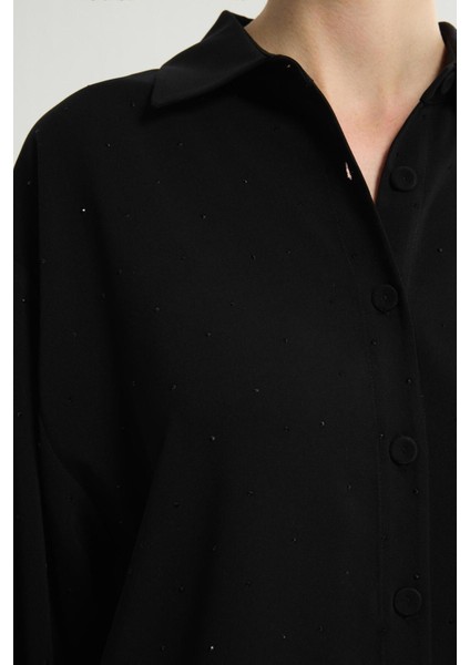 Taş Detaylı Gömlek Siyah 130L9706000 fiyatları