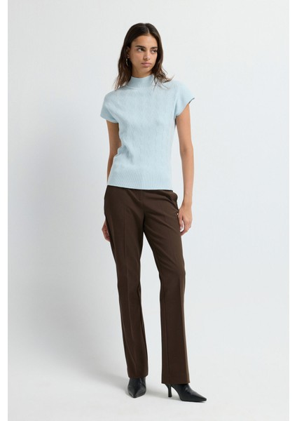 Düşük Kol Triko Bluz Mavi 11544351001 modelleri