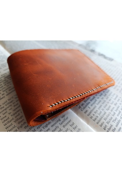 Gerçek Deri Tamamen El Emeği Cüzdan 22CM*8CM * 1 Kağıt Para Alanı 4 Kart Bölmesi LMN10