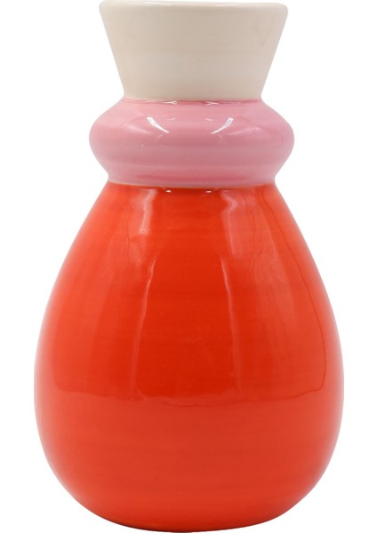 - Carolina Amor Del Color El Boyaması Vazo