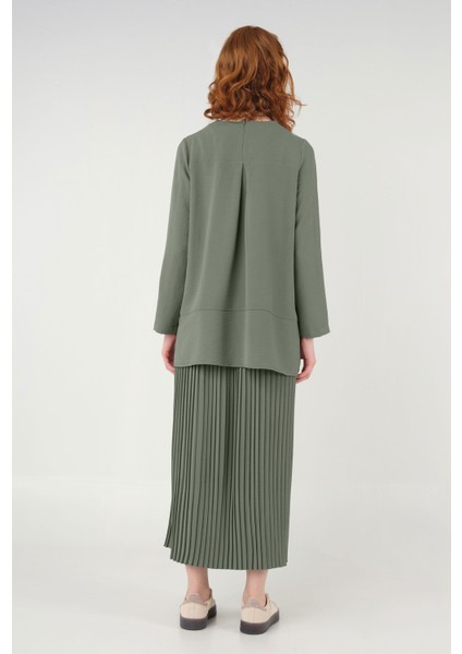 Piliseli Etek Yeşil