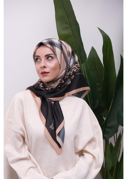 Renkli Karma Desen Dijital Soft Eşarp modelleri